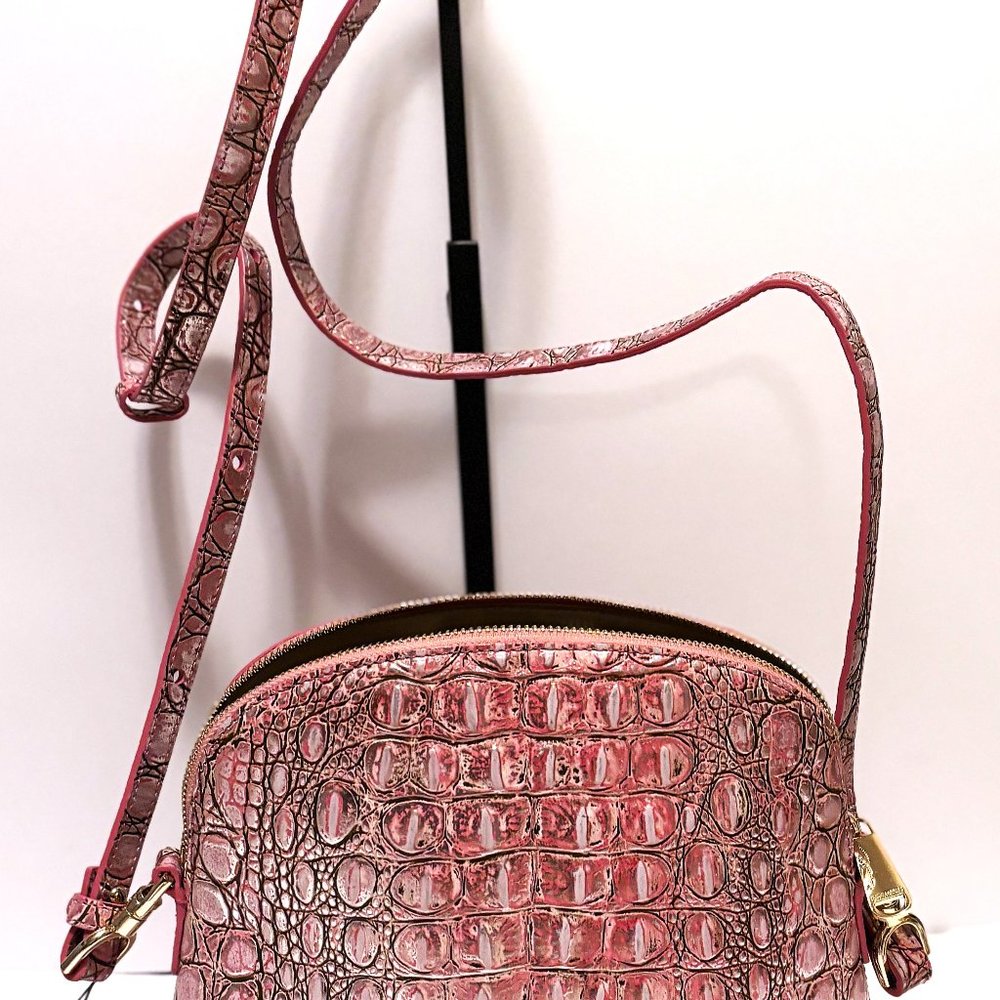 Brahmin Small Georgina Begonia Pink Minx Crossbody